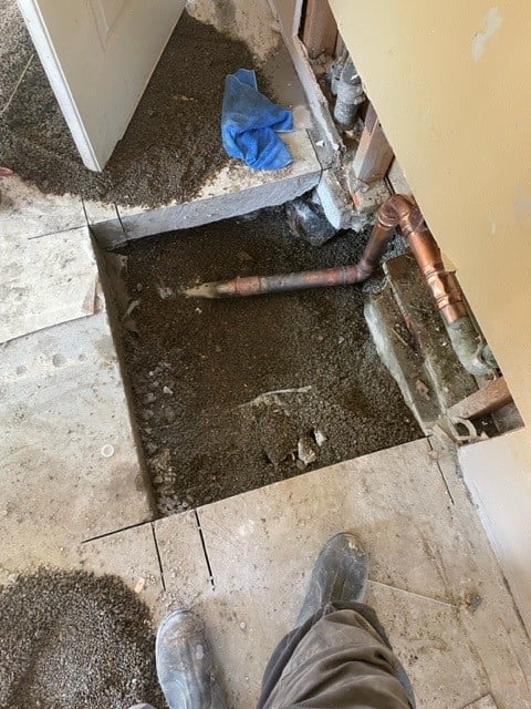  Andgar Plumbing Repair on Punctured Copper Pipe Fix